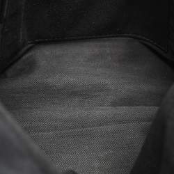 Pre Owned Giuseppe Zanotti Brown Pebbled Leather Oversized Zip Clutch