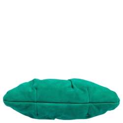 Pre Owned Giuseppe Zanotti Green Suede Clutch