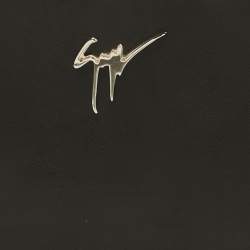 Giuseppe Zanotti Black Leather Zip Detail Marcel Clutch