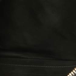Giuseppe Zanotti Black Leather Zip Detail Marcel Clutch