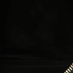 Giuseppe Zanotti Black Leather Zip Detail Marcel Clutch