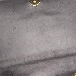 Giuseppe Zanotti Gold Lizard Effect Leather Chain Flap Shoulder Bag