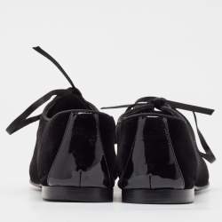 Giuseppe Zanotti Black Velvet Smoking Slippers Size 38