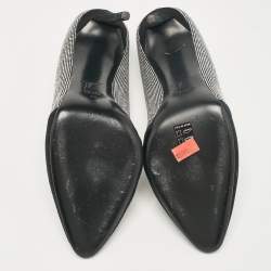 مملوكة مسبقًا Giuseppe Zanotti Black Suede Embellished Pointed Toe Pumps Size 40