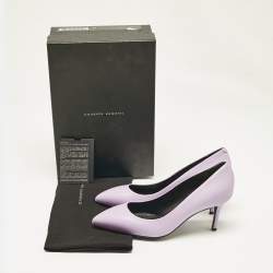 Giuseppe Zanotti Light Purple Leather Pointed Toe Pumps Size 36