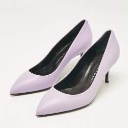 Giuseppe Zanotti Light Purple Leather Pointed Toe Pumps Size 36