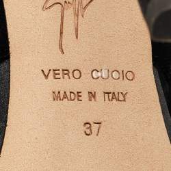 مملوكة مسبقًا مخول من جوزيبي زانوتي فيلفيت أسود أندريا مقاس 37