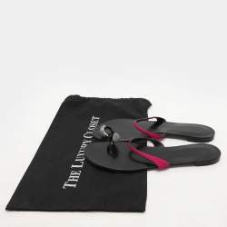 Giuseppe Zanotti Pink Calf Hair Flat Sandals Size 41