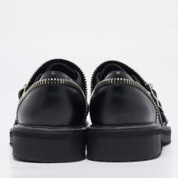 Giuseppe Zanotti Black Leather Oxfords Size 36