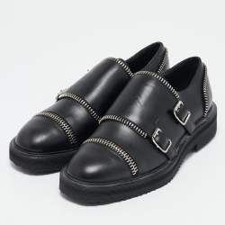 Giuseppe Zanotti Black Leather Oxfords Size 36