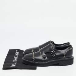 Giuseppe Zanotti Black Leather Oxfords Size 36