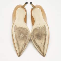 Giuseppe Zanotti Brown Patent Leather Lucrezia Pumps Size 37