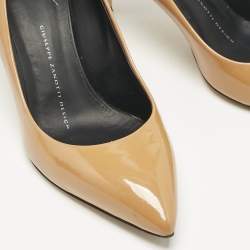 Giuseppe Zanotti Brown Patent Leather Lucrezia Pumps Size 37