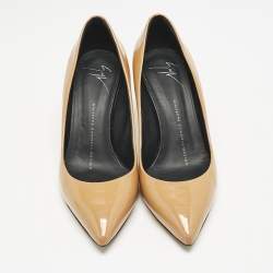 Giuseppe Zanotti Brown Patent Leather Lucrezia Pumps Size 37