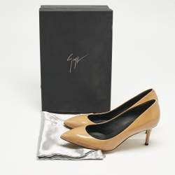 Giuseppe Zanotti Brown Patent Leather Lucrezia Pumps Size 37