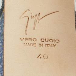 Pre Owned Giuseppe Zanotti Multicolor Glitter Lavinia Platform Sandals Size 40