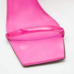 Giuseppe Zanotti Pink PVC Slide Sandals Size 39