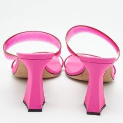 Giuseppe Zanotti Pink PVC Slide Sandals Size 39