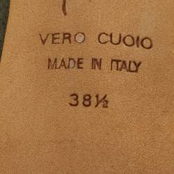 Pre Owned Giuseppe Zanotti Green  Canvas Roxie Peep Toe Cut Out Ankle Boots  Size 38.5