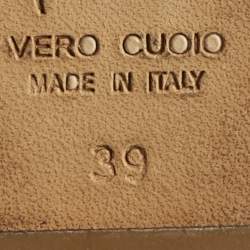 Pre Owned Giuseppe Zanotti Black/White Patent Leather Peep Toe Heel Less Platform Ankle Strap Sandals Size 39