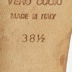 Pre Owned Giuseppe Zanotti Purple Satin knot Slide Sandals Size 38.5