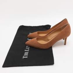 Pre Owned Giuseppe Zanotti Brown Suede Pumps Size 36