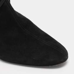 مملوكة مسبقًا حذاء جوسيبي زانوتي شامواه أسود بطول منتصف الساق مقاس 36 