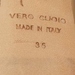 مملوكة مسبقًا صندل سير كاحل نجمة هارموني جلد فضي جوزيبي زانوتي مقاس 36