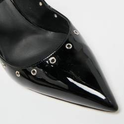 Pre Owned Giuseppe Zanotti Alyson Size 41 Black Patent Leather Pumps