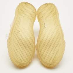 مملوكة مسبقًا Giuseppe Zanotti Blabber Size 39 Beige Patent Leather Low Top Sneakers