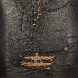 مملوكة مسبقًا صندل جوزيبي زانوتي جيسون جلد بني داكن بمقاس 41