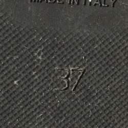 مملوكة مسبقًا Giuseppe Zanotti GZ Size 37 Black Suede Slip On Loafers