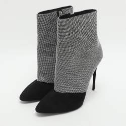 مملوكة مسبقًا Giuseppe Zanotti Olinda Studded Size 40 Black Suede Ankle Length Boots