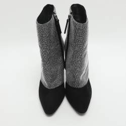 مملوكة مسبقًا Giuseppe Zanotti Olinda Studded Size 40 Black Suede Ankle Length Boots