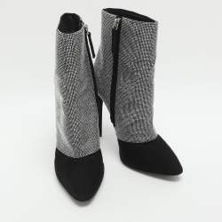 مملوكة مسبقًا Giuseppe Zanotti Olinda Studded Size 40 Black Suede Ankle Length Boots