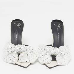 Pre Owned صندل سلايد جوسيبي زانوتي جلد لامع زهري مقاس 38