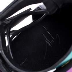 Pre Owned صندل فلات جوسيبي زانوتي غلادياتور جلد متعدد الالوان مقاس 40