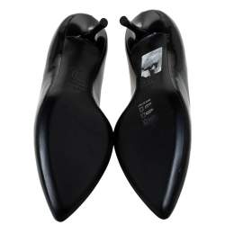 مملوكة مسبقًا Giuseppe Zanotti Black Patent Leather Pointed Toe Pumps Size 37