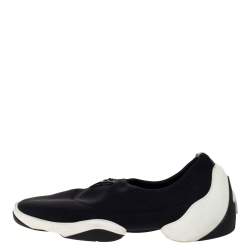 Giuseppe Zanotti Black Neoprene Light Jump Sneakers Size 35.5