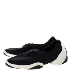 Giuseppe Zanotti Black Neoprene Light Jump Sneakers Size 35.5