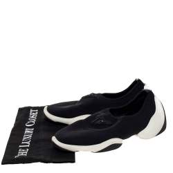 Giuseppe Zanotti Black Neoprene Light Jump Sneakers Size 35.5