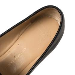Giuseppe Zanotti Black Leather Dallia Loafers Size 38