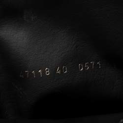 Pre Owned Giuseppe Zanotti Black Suede Gold Chain Link Ankle Length Boots Size 40