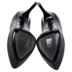 Giuseppe Zanotti Black Leather Platform Pumps Size 36.5