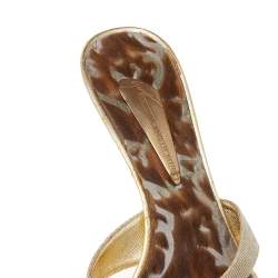 Giuseppe Zanotti Beige Canvas Embellished Sandals Size 41