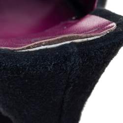 Giuseppe Zanotti Black Suede Open Toe Mule Sandals Size 40.5