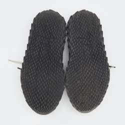 Pre Owned Giuseppe Zanotti Black Mesh and Leather Urchin Sneakers Size 38