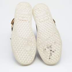 Pre Owned Giuseppe Zanotti Black Leather High Top Sneakers Size 42