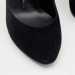 Pre Owned Giuseppe Zanotti Black Suede Pumps Size 40