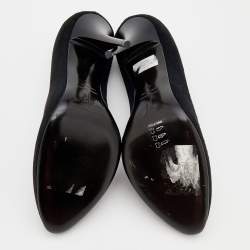 Pre Owned Giuseppe Zanotti Black Suede Pumps Size 40